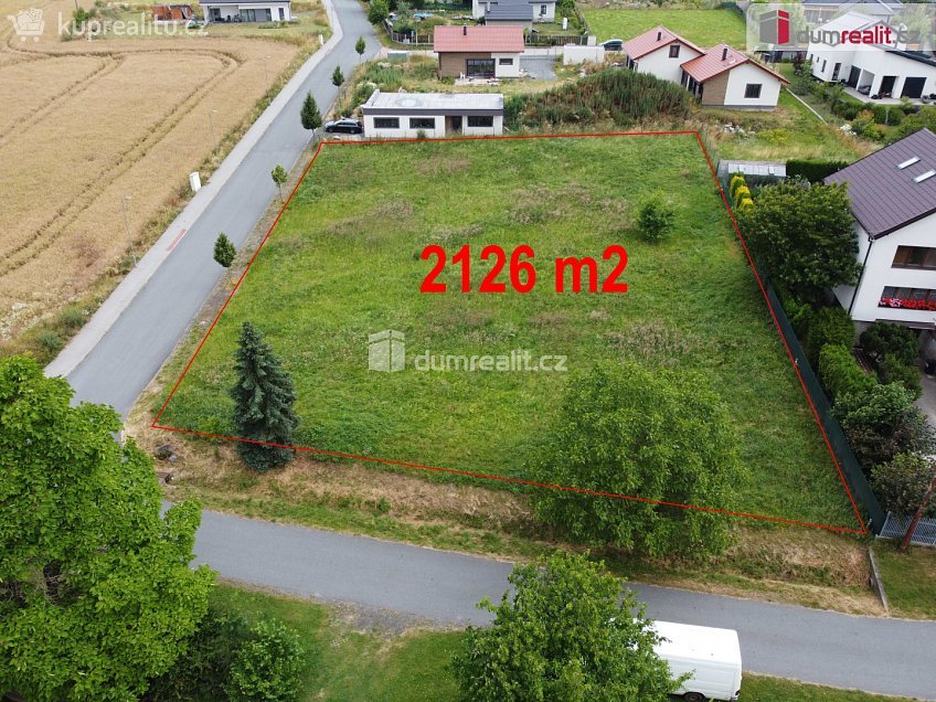 Prodej  stavebního pozemku 2126 m^2 Úzká, Struhařov 