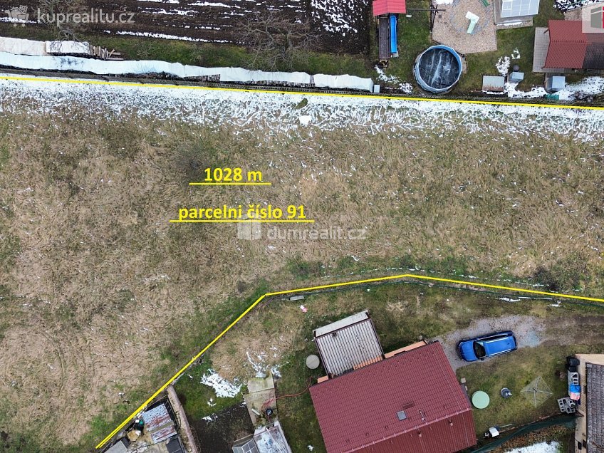Prodej  stavebního pozemku 1187 m^2 Selmice, Selmice 