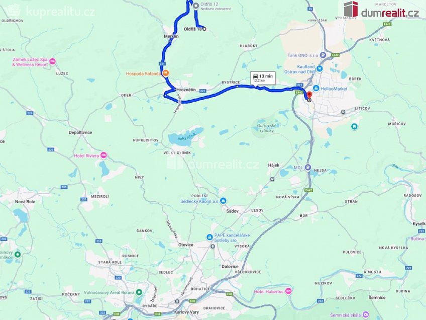 Prodej  chaty 120 m^2 Merklín, Merklín 