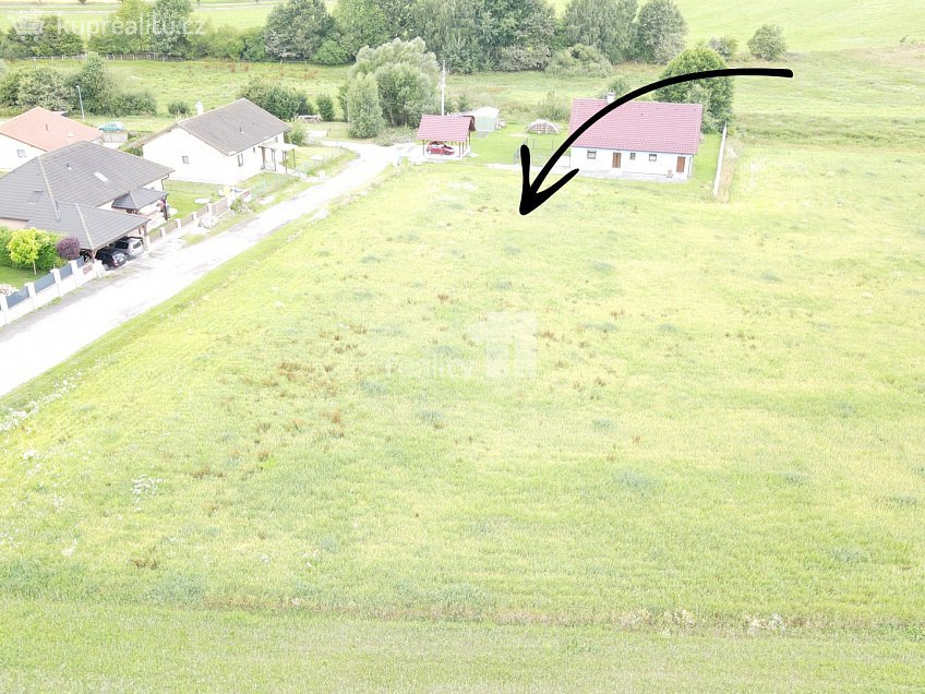Prodej  stavebního pozemku 1093 m^2 Čejov, Čejov 