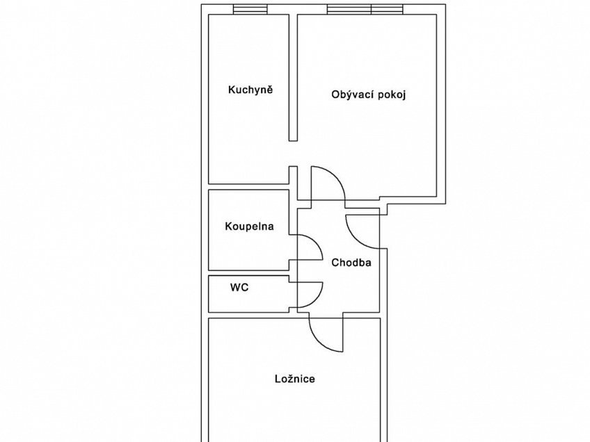 Prodej bytu 2+1 46 m^2 Kubelíkova 805, Mariánské Lázně 