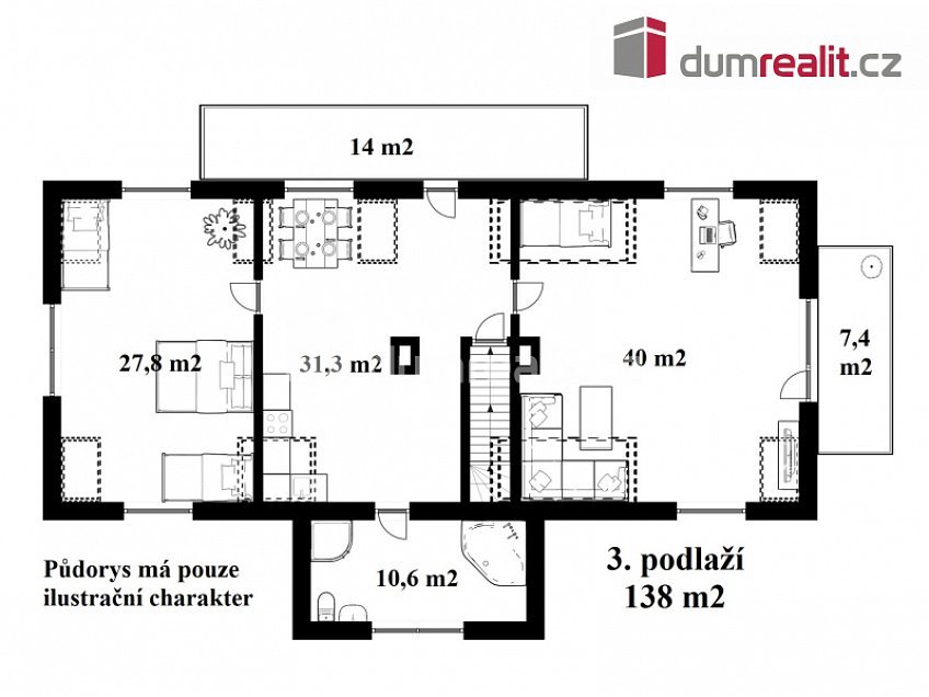 Prodej  rodinného domu 334 m^2 Zlatá Koruna, Zlatá Koruna 