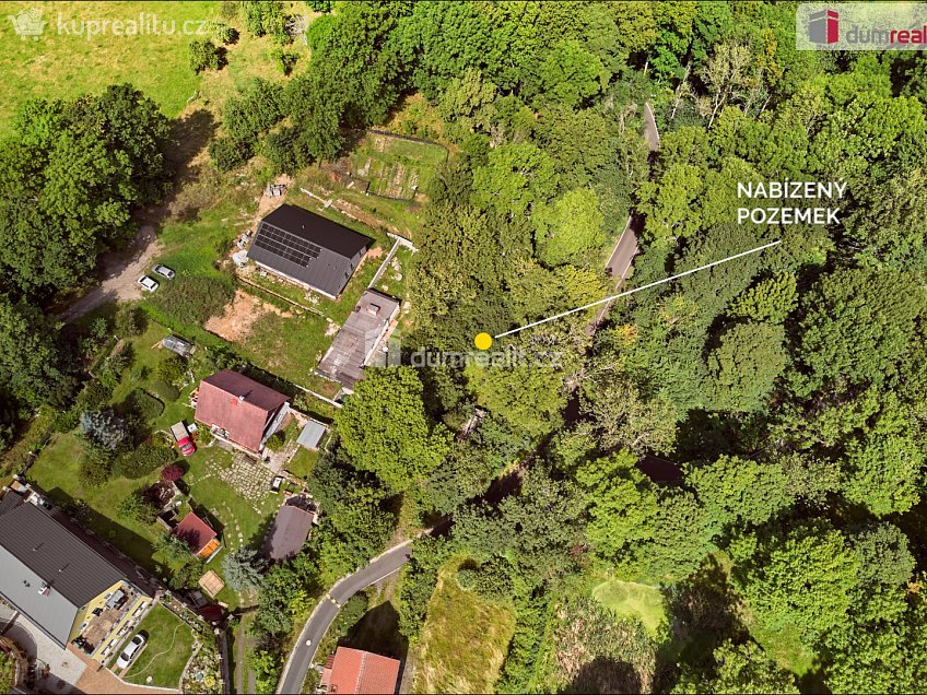 Prodej  stavebního pozemku 925 m^2 Kfely, Horní Slavkov 