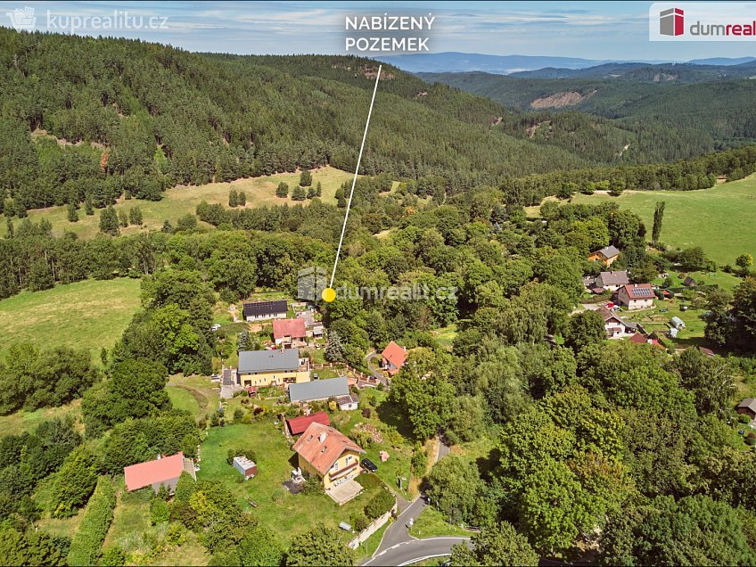 Prodej  stavebního pozemku 925 m^2 Kfely, Horní Slavkov 
