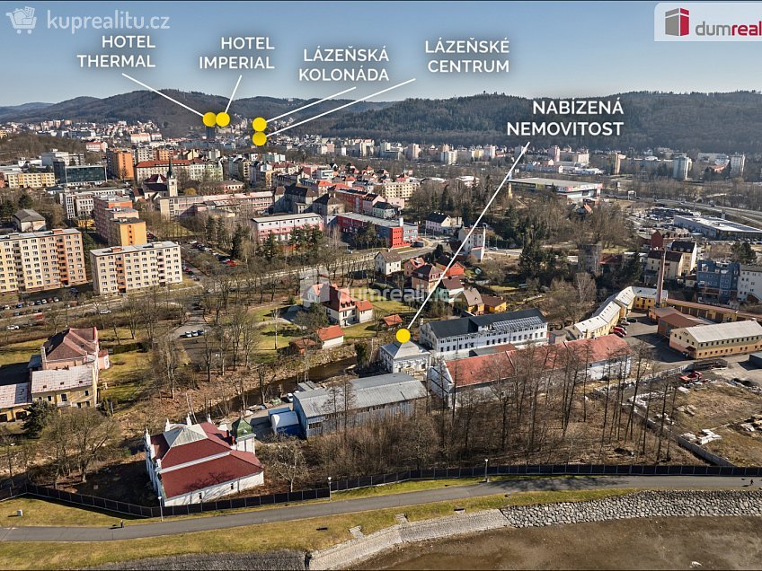 Prodej  rodinného domu 400 m^2 Sokolovská, Karlovy Vary 