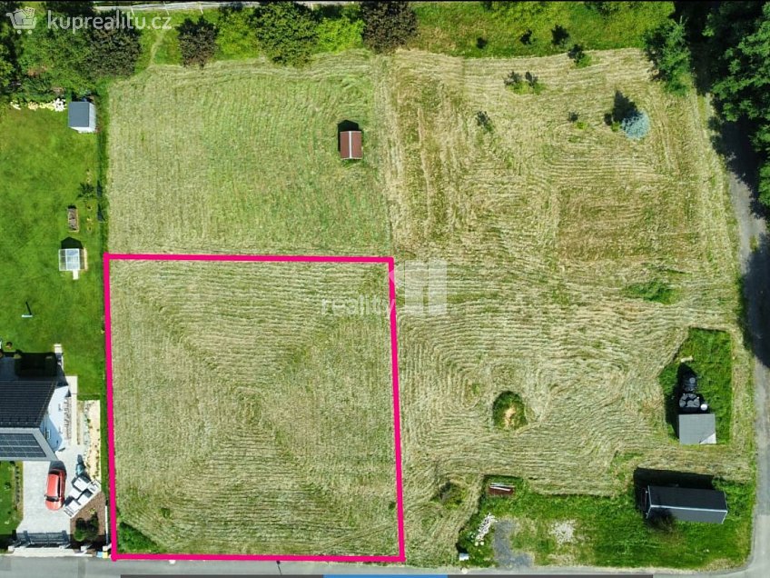 Prodej  stavebního pozemku 998 m^2 Kunratice u Cvikova, Kunratice u Cvikova 