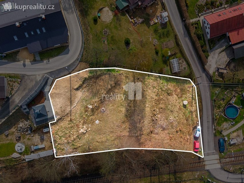 Prodej  stavebního pozemku 1200 m^2 Za Tratí, Liberec 