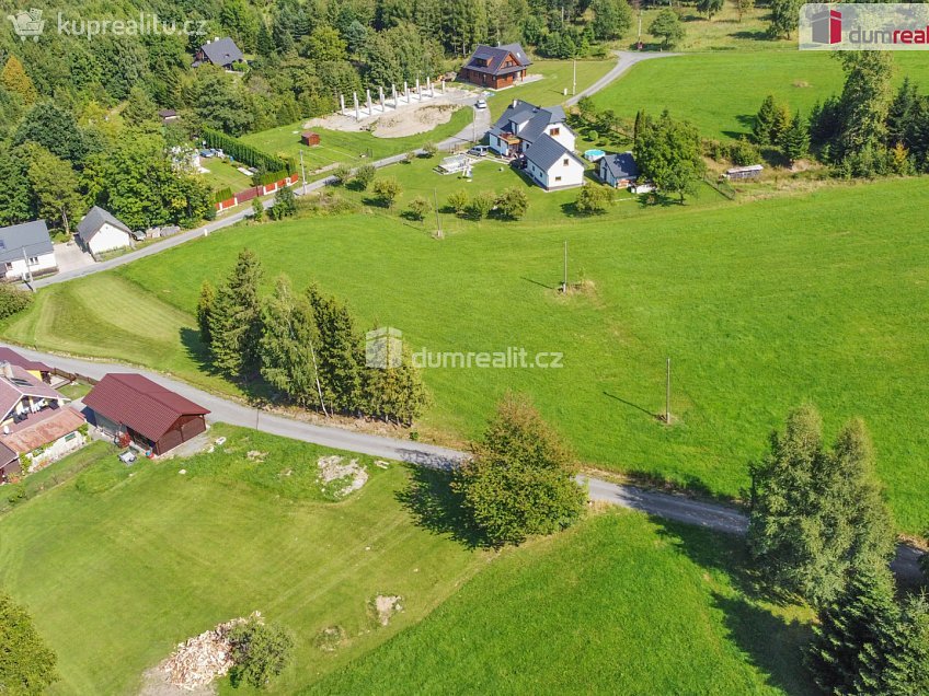Prodej  stavebního pozemku 3406 m^2 Buzkovice, Frenštát pod Radhoštěm 