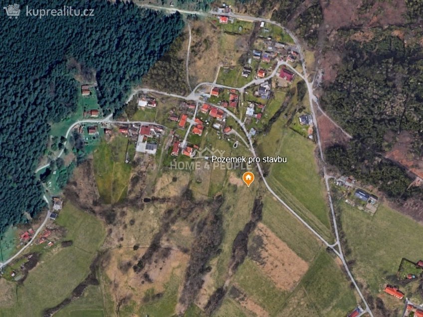Prodej  stavebního pozemku 843 m^2 Český Krumlov, Český Krumlov 
