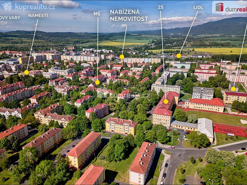 Prodej bytu 3+1 61 m^2 Kollárova, Ostrov 