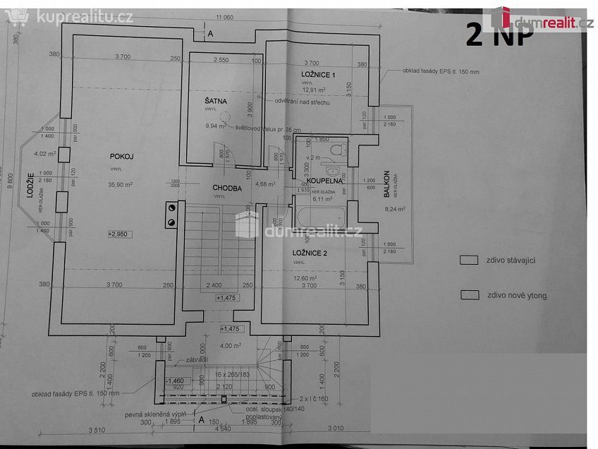 Prodej  rodinného domu 300 m^2 Bystřice, Bystřice 