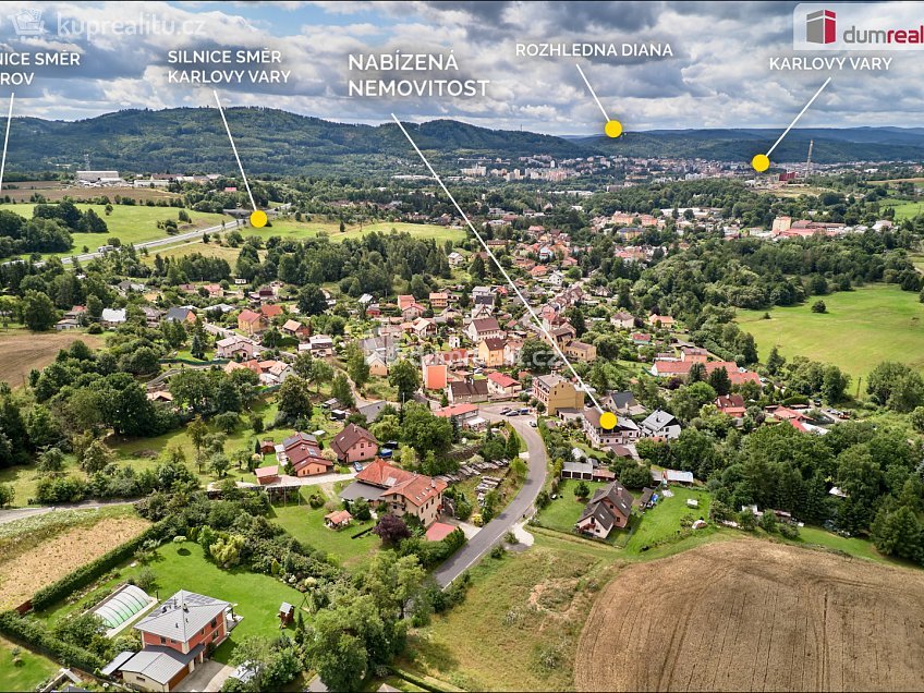 Prodej  rodinného domu 921 m^2 Borská, Dalovice 