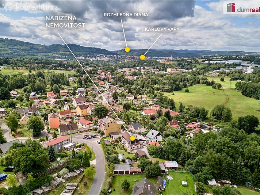 Prodej  rodinného domu 921 m^2 Borská, Dalovice 