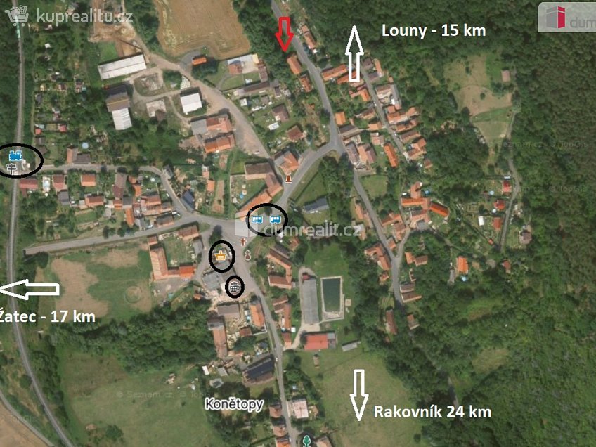 Prodej  stavebního pozemku 975 m^2 Pnětluky, Pnětluky 