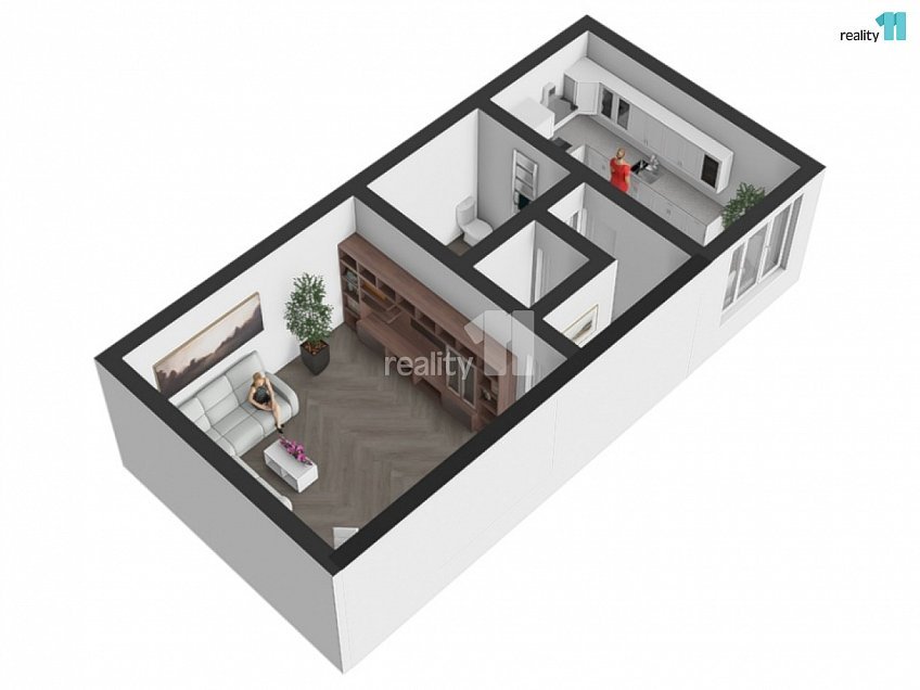 Prodej  rodinného domu 43 m^2 Podmoky, Podmoky 