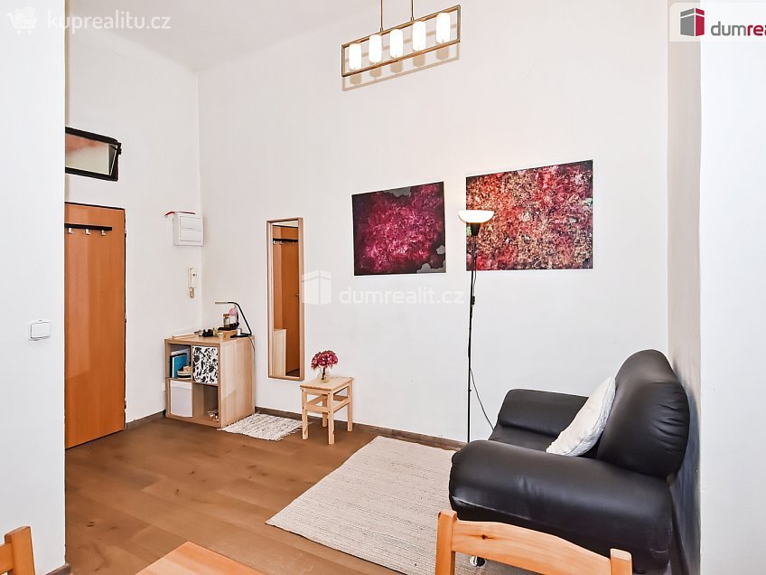Pronájem bytu 1+1 42 m^2 Husitská, Praha 3 