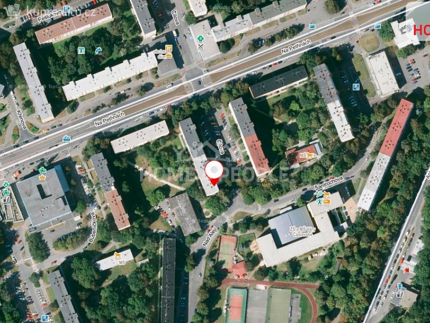 Pronájem bytu 2+1 53 m^2 Čílova, Praha 6 