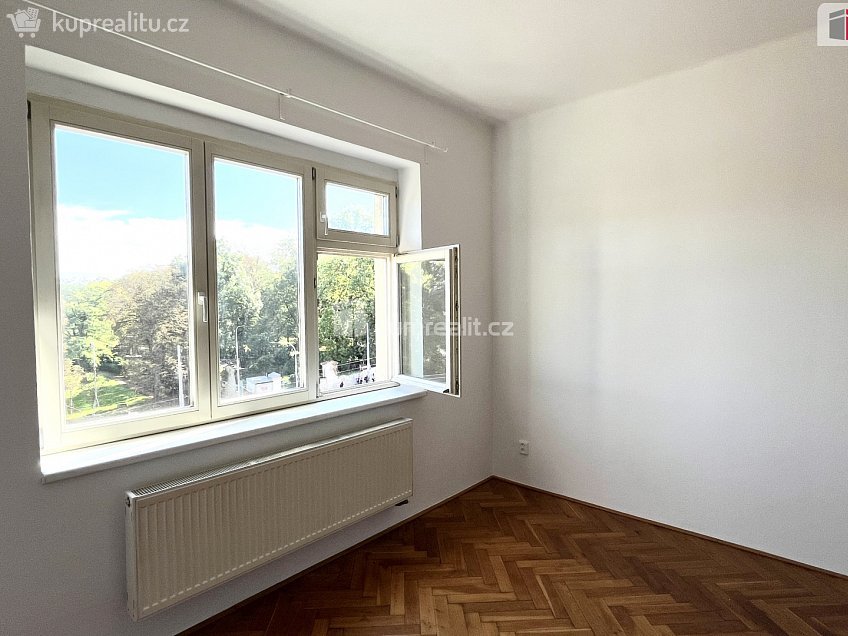 Pronájem bytu 1+1 45 m^2 Olšanské náměstí, Praha 3 
