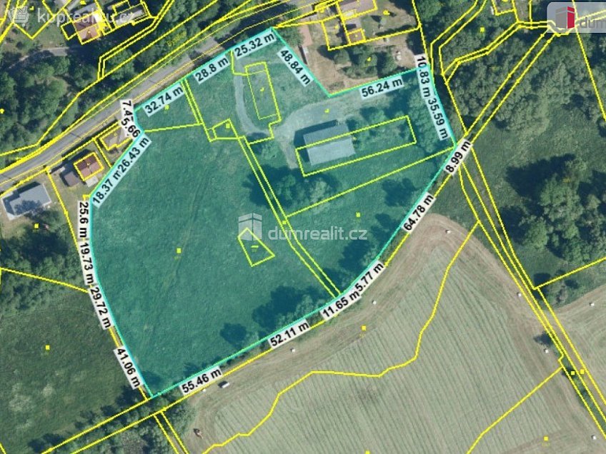 Prodej  stavebního pozemku 23921 m^2 Hroznětín, Hroznětín 