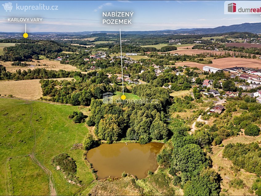 Prodej  stavebního pozemku 21419 m^2 Sadov, Sadov 