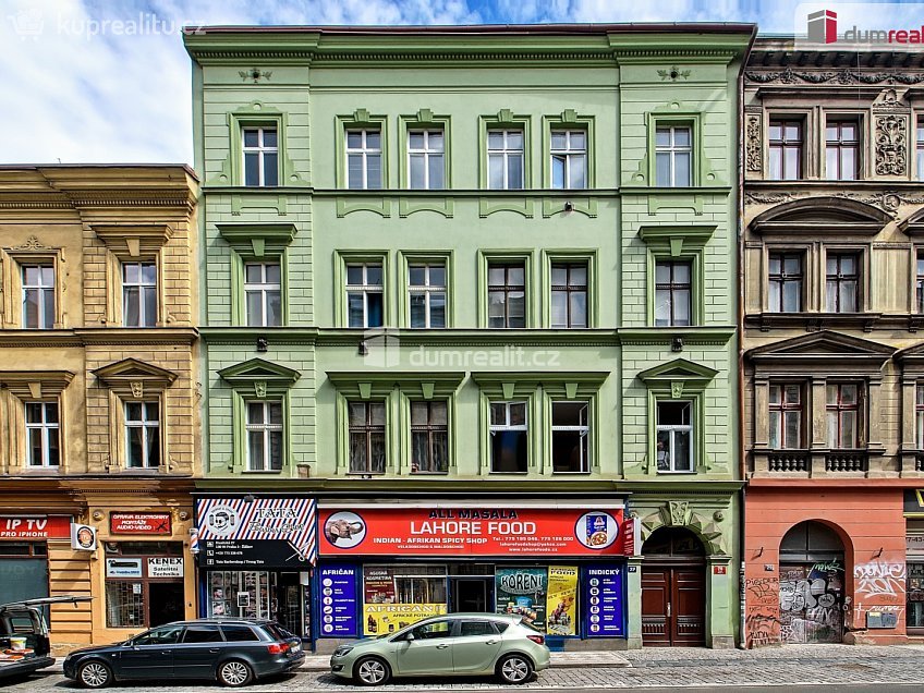 Pronájem bytu 1+1 42 m^2 Husitská, Praha 3 