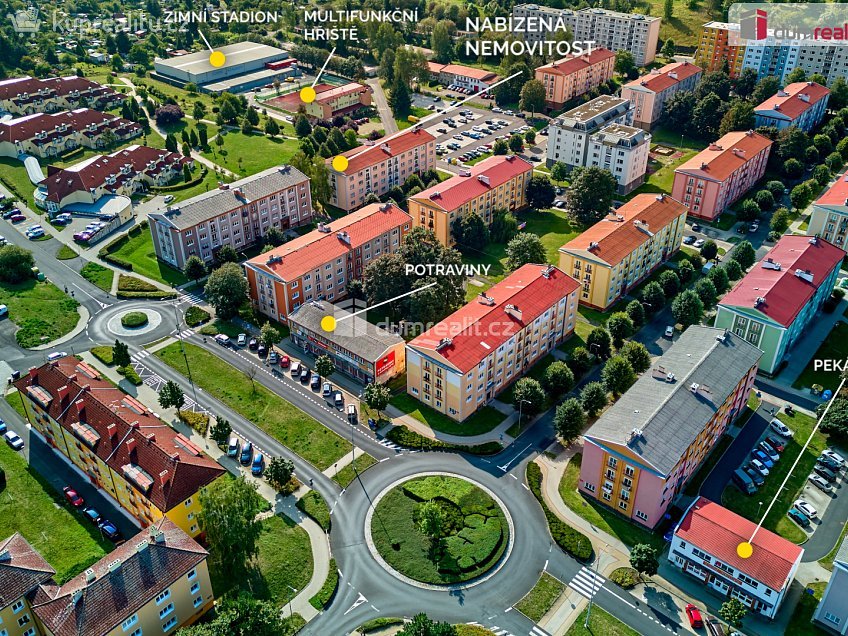 Prodej bytu 3+1 73 m^2 Vančurova, Ostrov 