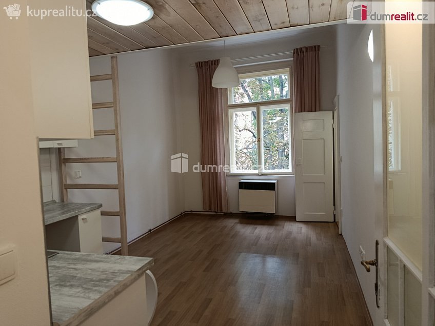 Pronájem bytu 1+kk 24 m^2 Na spojce, Praha 10 