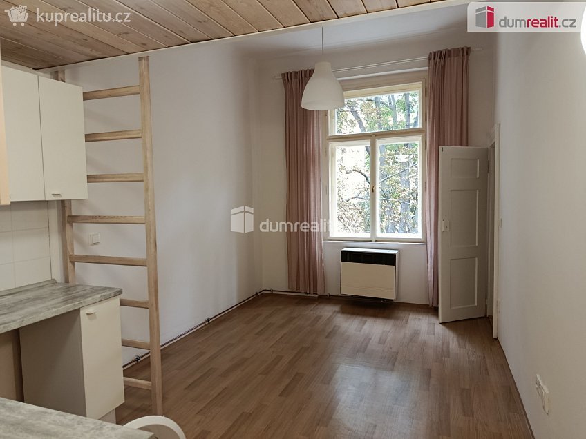 Pronájem bytu 1+kk 24 m^2 Na spojce, Praha 10 
