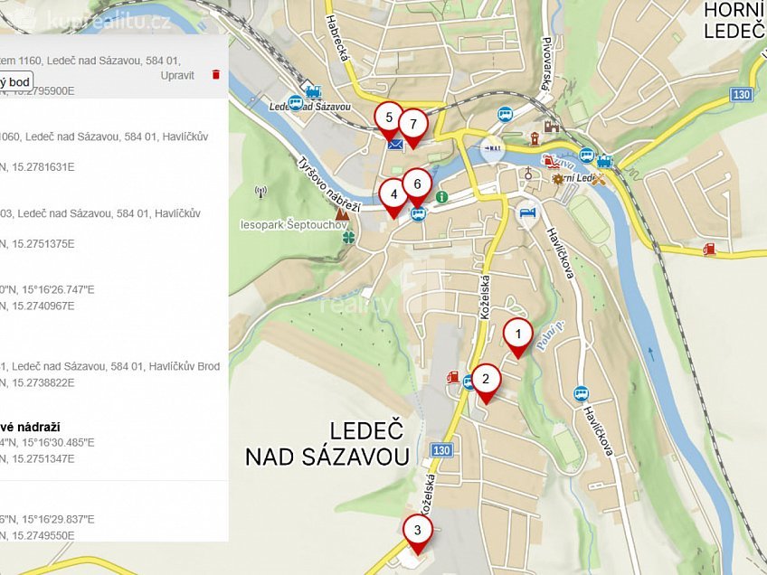 Pronájem  rodinného domu 1091 m^2 Nad internátem, Ledeč nad Sázavou 