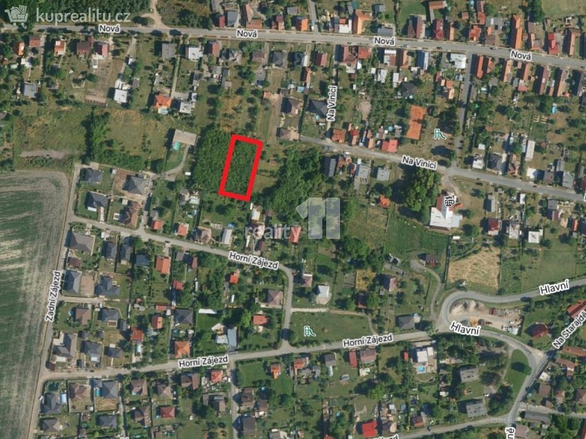 Prodej  stavebního pozemku 1733 m^2 Na Vinici, Konárovice 