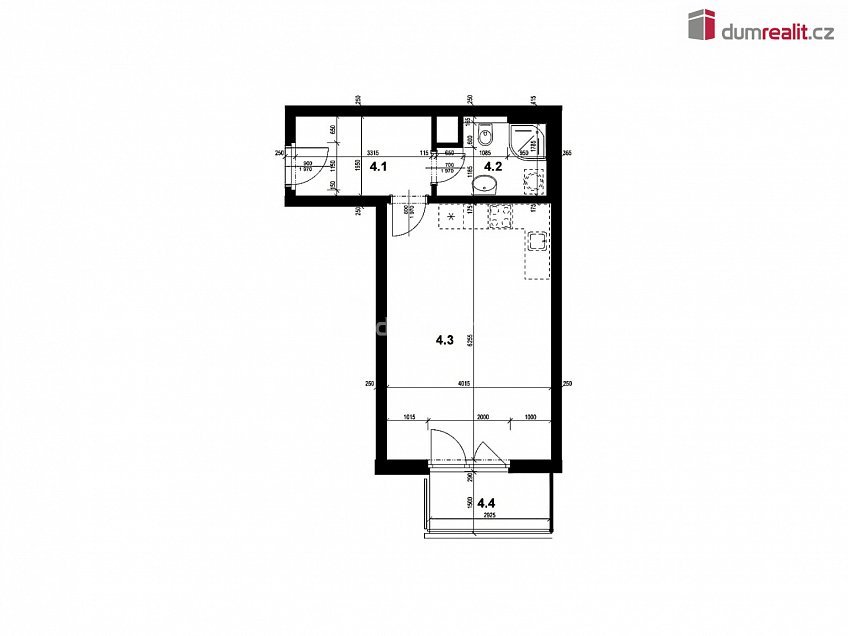 Prodej bytu 1+kk 37 m^2 Kadečkové, Praha 18 
