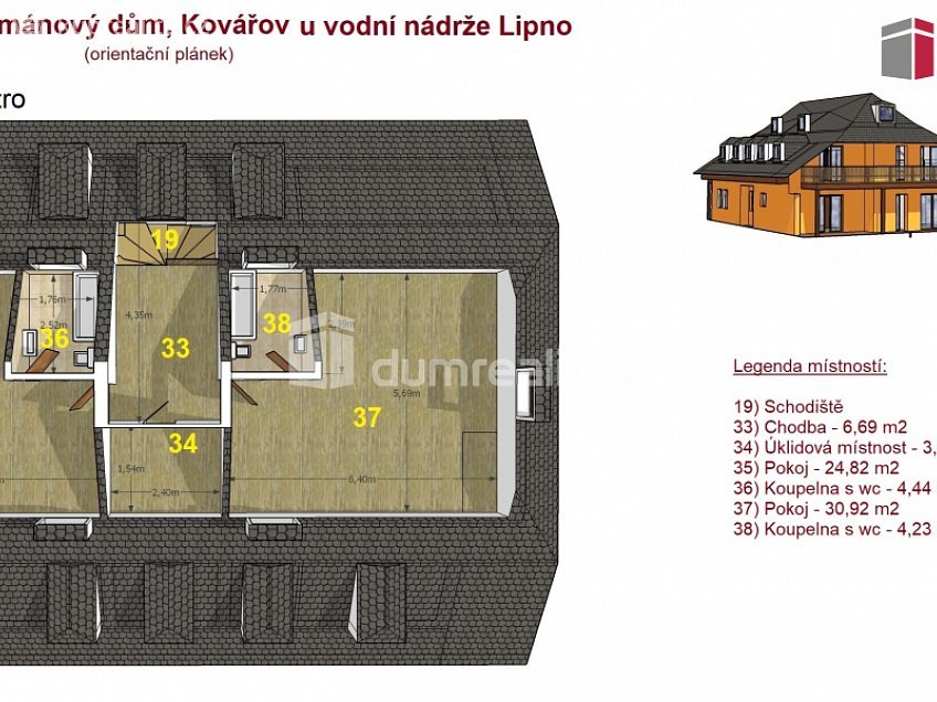 Prodej  ubytovacího zařízení 366 m^2 Frymburk, Frymburk 