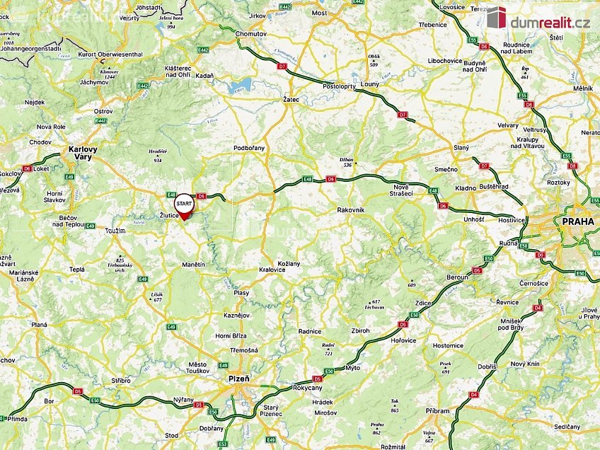 Prodej  chalupy 75 m^2 Žlutice, Žlutice 