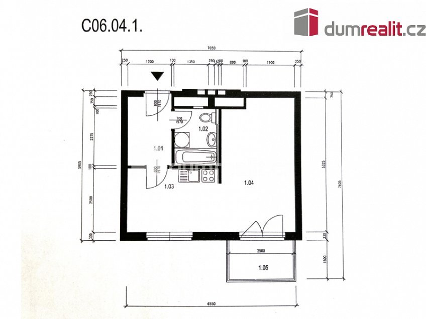Pronájem bytu 1+kk 38 m^2 Nejdlova, Karlovy Vary 