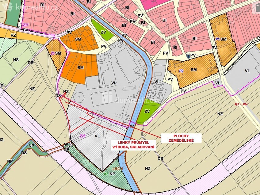 Prodej  stavebního pozemku 13494 m^2 Rybáře, Podivín 
