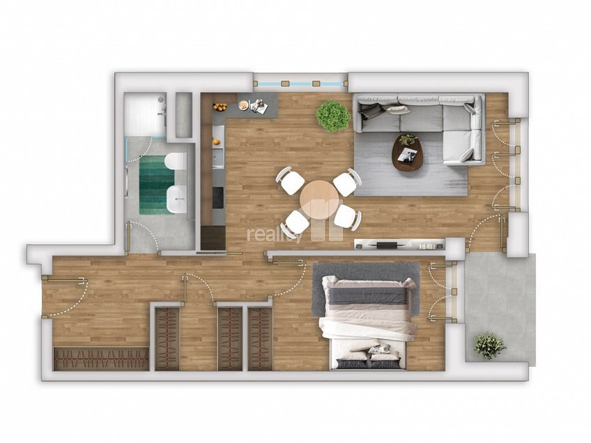 Prodej bytu 2+kk 60 m^2 Švermova, Liberec 