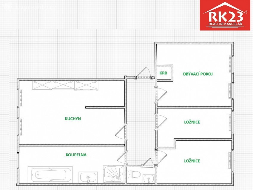 Prodej bytu 3+1 89 m^2 Chebská, Mariánské Lázně 