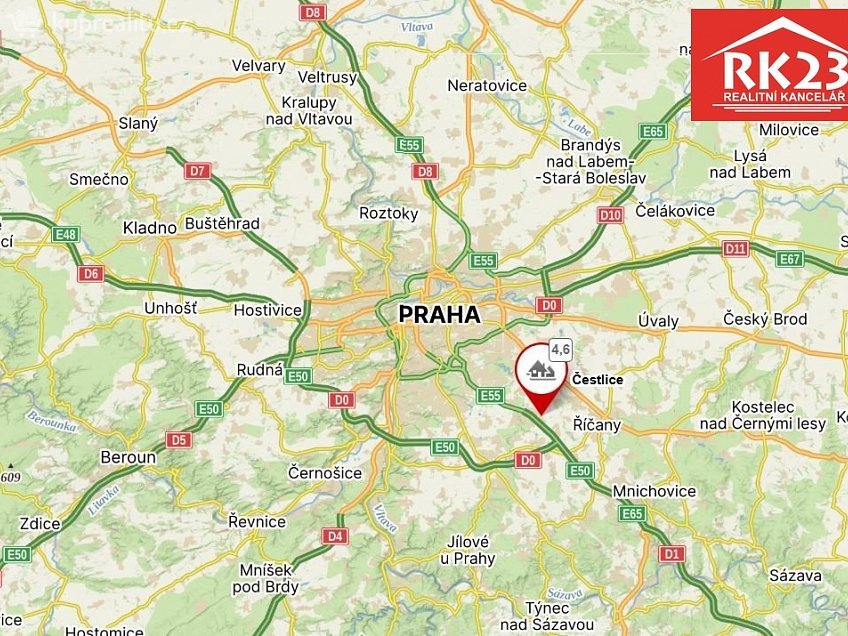 Pronájem  obchodních prostor 36 m^2 Čestlice, Čestlice 