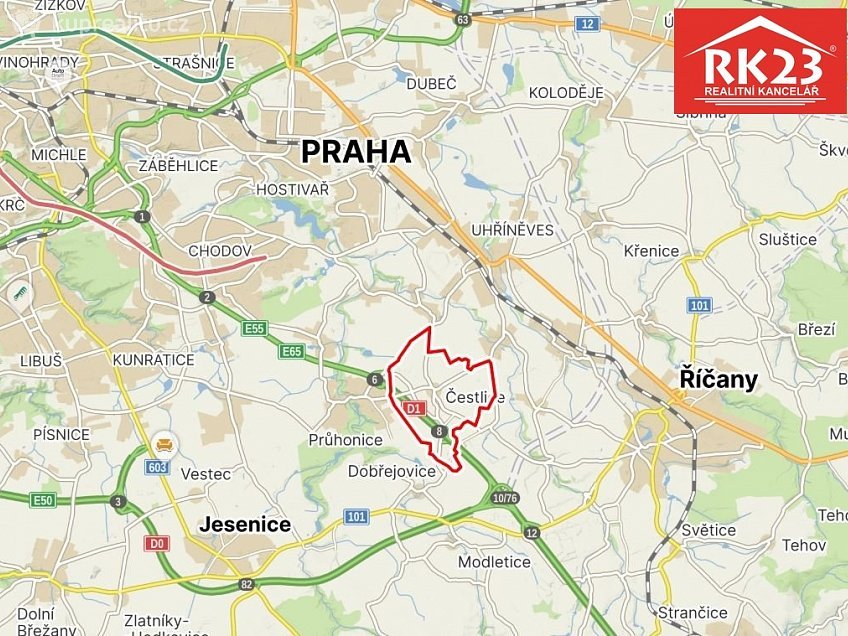 Pronájem  obchodních prostor 36 m^2 Čestlice, Čestlice 