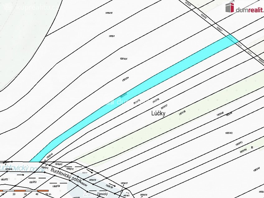 Prodej  stavebního pozemku 1515 m^2 Buchlovice, Buchlovice 