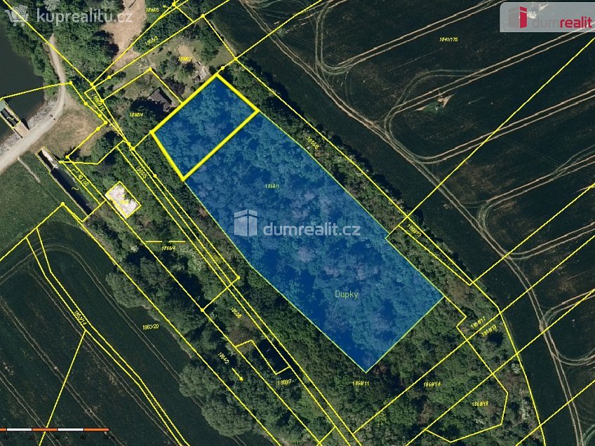 Prodej  stavebního pozemku 750 m^2 Buchlovice, Buchlovice 