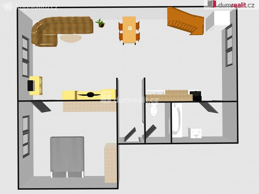 Prodej bytu 4+kk 102 m^2 Nerudova, Podivín 