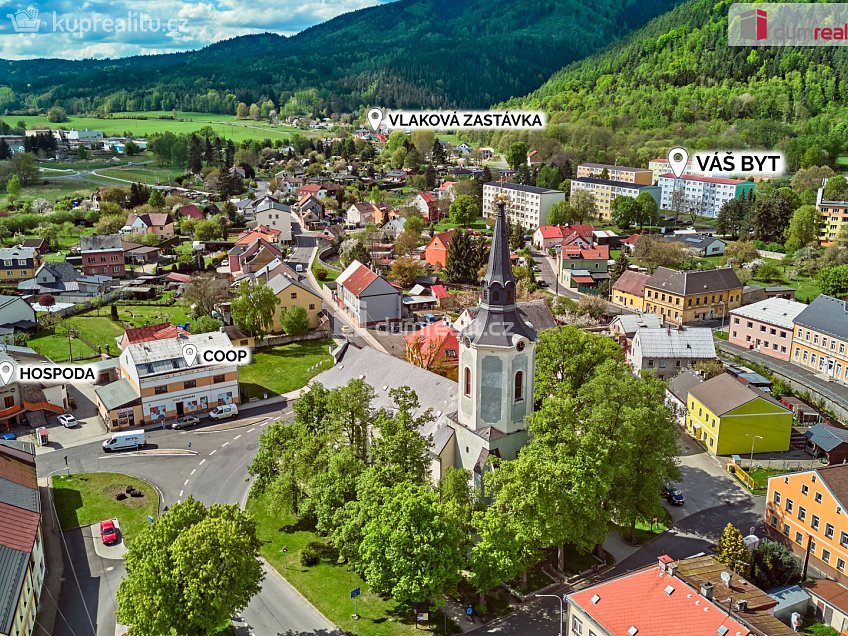 Prodej bytu 3+1 73 m^2 Sídliště, Hroznětín 