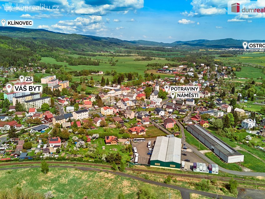 Prodej bytu 3+1 73 m^2 Sídliště, Hroznětín 