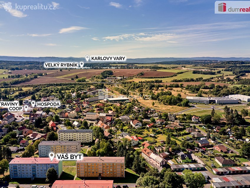 Prodej bytu 3+1 73 m^2 Sídliště, Hroznětín 