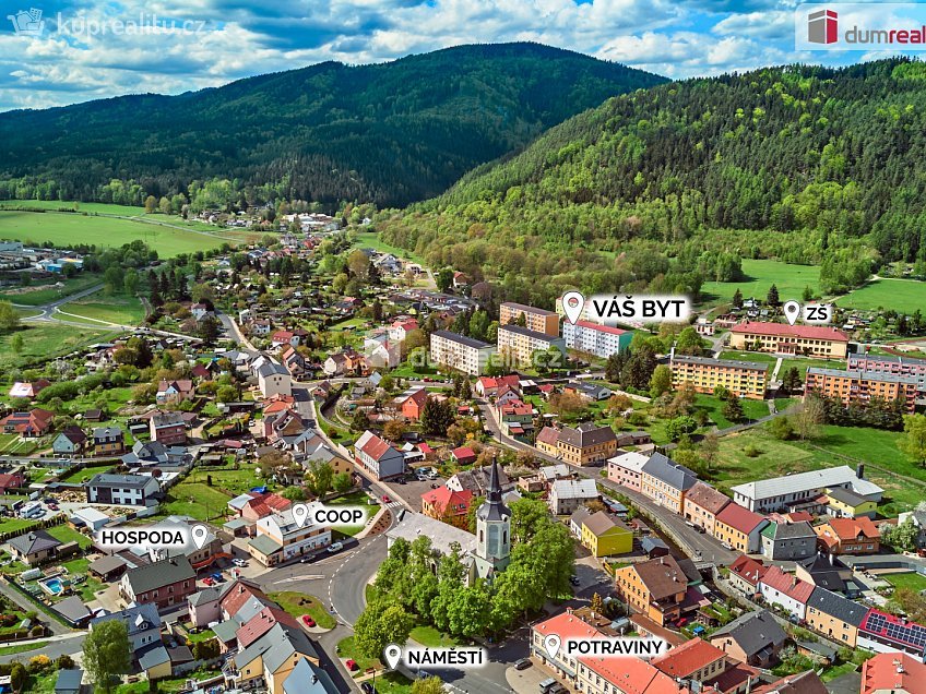 Prodej bytu 3+1 73 m^2 Sídliště, Hroznětín 