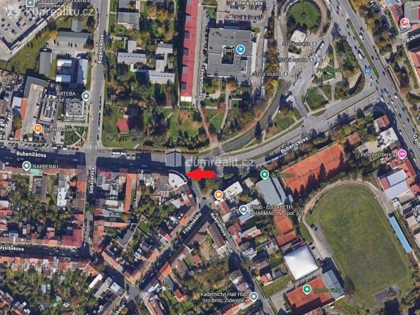 Pronájem  obchodních prostor 193 m^2 Bubeníčkova, Brno 
