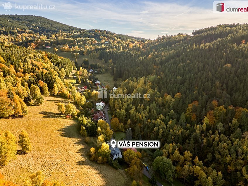 Prodej  ubytovacího zařízení 1526 m^2 Jáchymov, Jáchymov 