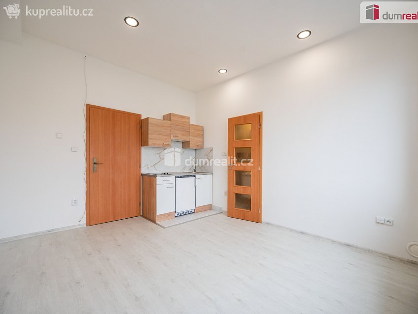 Pronájem bytu 1+kk 17 m^2 Novohradská, České Budějovice 
