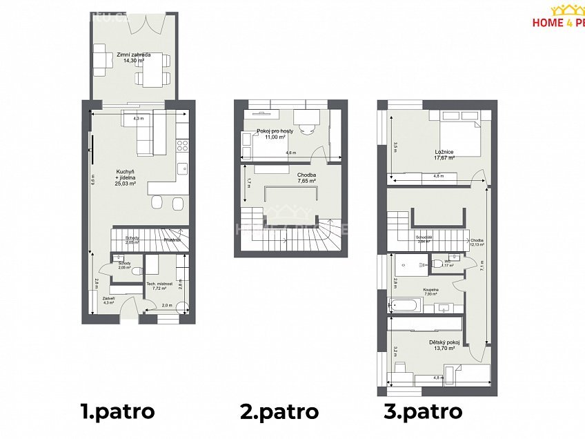 Prodej  rodinného domu 125 m^2 Podzámecká, Praha-Koloděje 